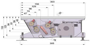Вбудований в підлогу конвектор COIL-HC4pipe.303.132